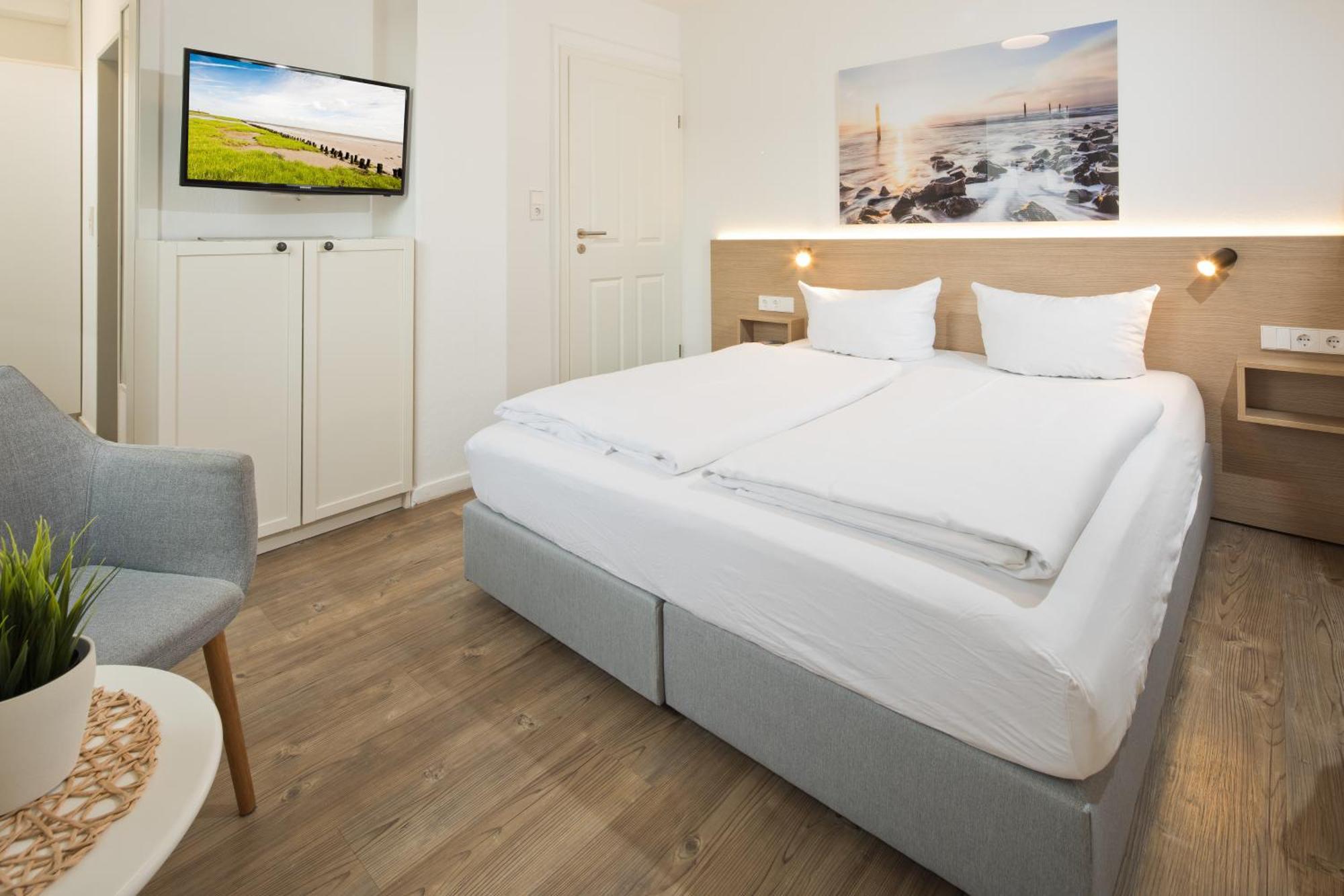 Haus Menno Janssen - Doppelzimmer Norderney Extérieur photo